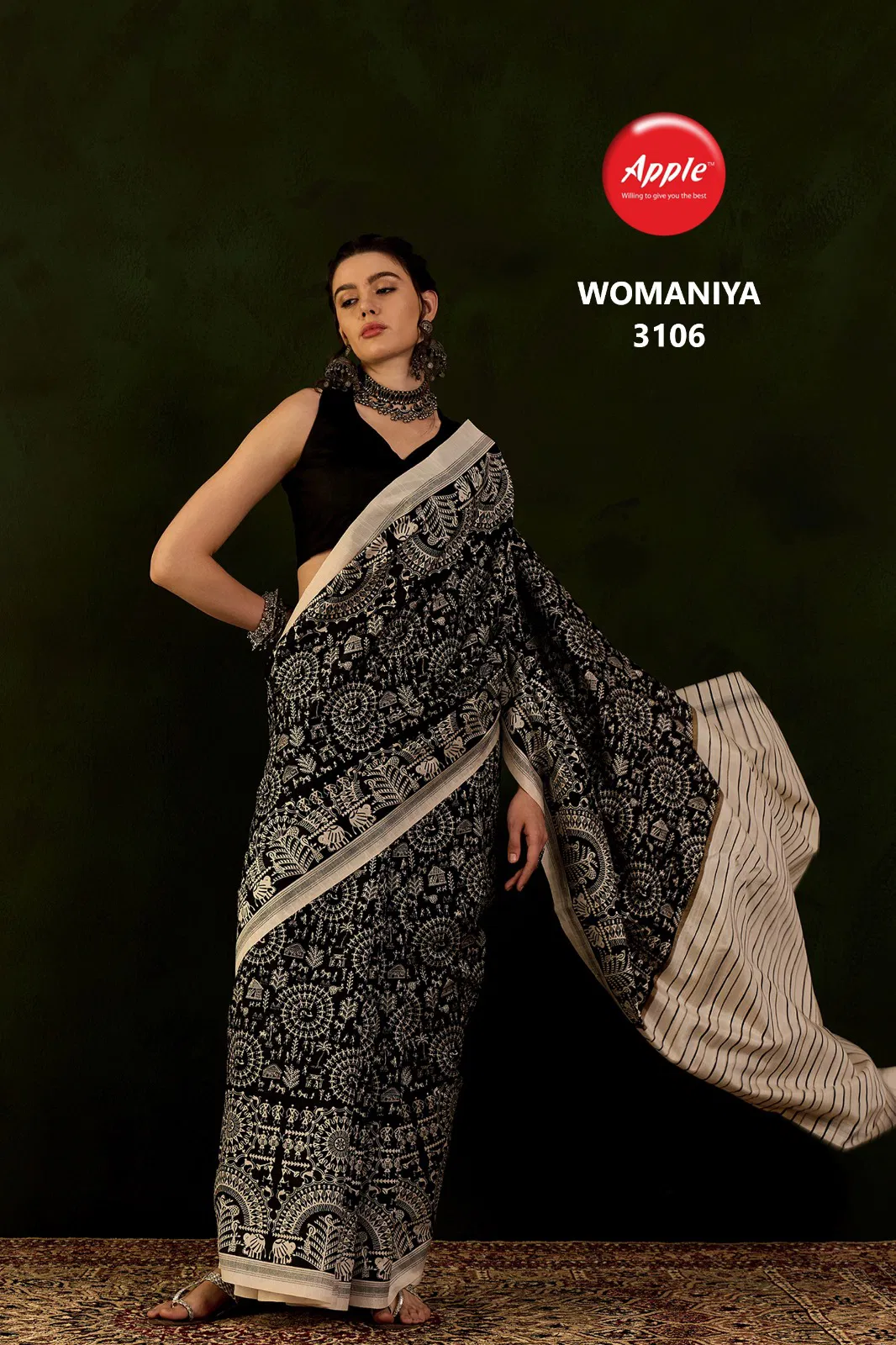 Womaniya 31 By Apple Designer Printed Bhagalpuri Silk Sarees Wholesale Online
